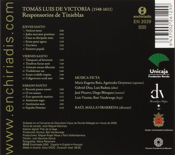 VICTORIA: 18 - Musica Ficta