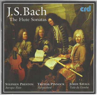 BACH: THE FLUTE SONATAS - Trevor Pinnock, Jordi Savall, Stephen Preston (2 CDs)