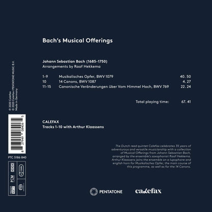 Bach's Musical Offerings – Calefax (Hybrid SACD)