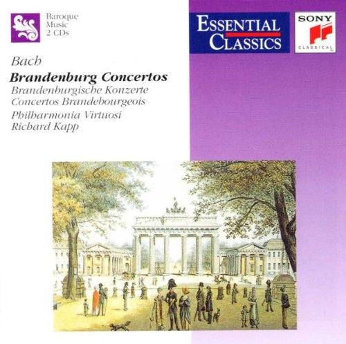 BACH,J.S.: BRANDENBURG CONCERTOS COMPLETE - KAPP, PHILHARMONIA VIRTUOSI