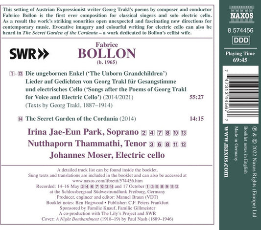 Bollon: Die ungeborenen Enkel; The Secret Garden of Cordania - Irina Jae-Eun Park, Thammathi, J. Moser