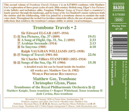 Trombone Travels, Vol. 2: Songs of Travel - Trombones Of The Royal Philharmonic Orchestra