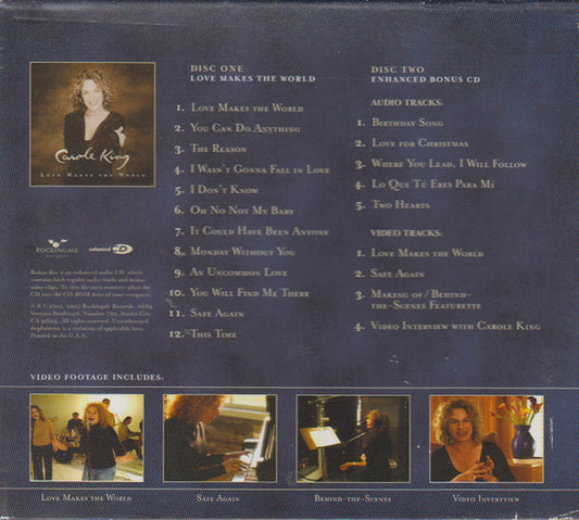 CAROLE KING: Love Makes the World - Deluxe Edition (2 CDS+DVD)