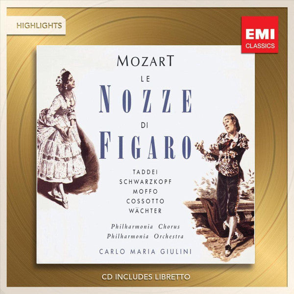 Mozart: Le Nozze Di Figaro (HIGHLIGHTS) - SCHWARZKOPF / GIULINI / PHILARMONIA ORCHESTRA