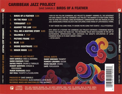 CARRIBEAN JAZZ PROJECT w. DAVE SAMUELS: BIRDS OF A FEATHER