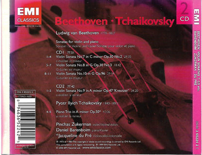 Beethoven: Violin Sonatas 7-10 - DU PRE / BARENBOIM / ZUKERMAN (2 CDs)