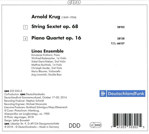 Krug: String Sextet & Piano Quartet - Linos Ensemble