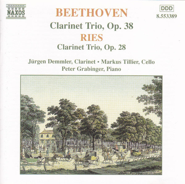 BEETHOVEN / RIES: Clarinet Trios - Markus Tillier, Jürgen Demmler, Peter Grabinger
