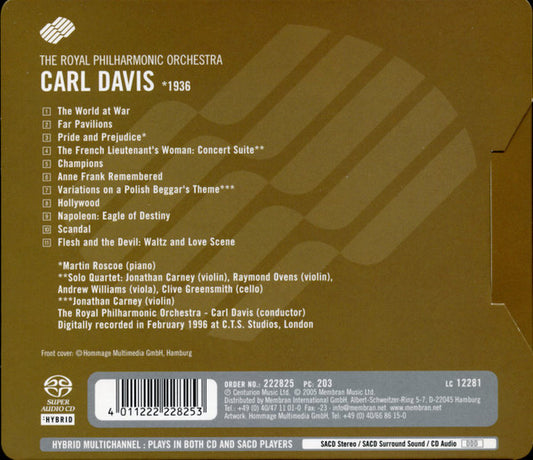 Davis: The World At War (Film & TV Themes) - Carl Davis, Royal Philharmonic (Hybrid SACD)