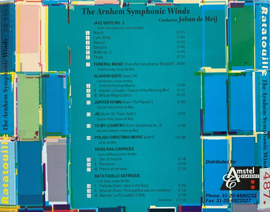 RATATOUILLE (Music of Shostakovich, Milhaud, Grieg & Holst arr. for winds) - The Arnhem Symphonic Winds