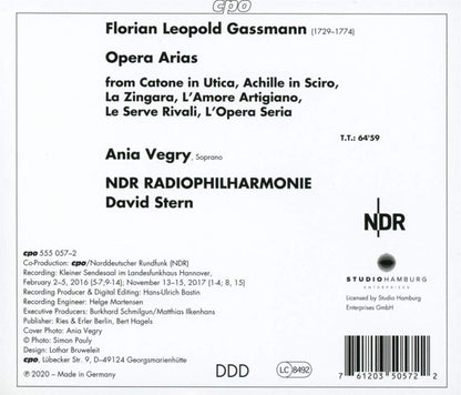 Gassmann: Ah, ingrato amor - Ania Vegry, NDR Radiophilharmonie, David Stern
