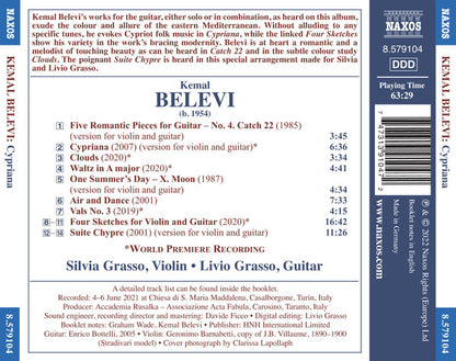 Belevi: Cypriana - Works for Violin & Guitar - Livio Grasso