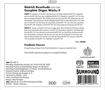 BUXTEHUDE: COMPLETE ORGAN WORKS, VOL. 2 - Friedhelm Flamme (2 SACDS)