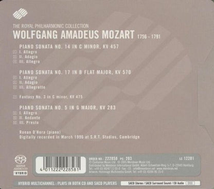 Mozart: Piano Sonatas No. 5, 14, 17, Fantasy No. 3 - Ronan O'Hora (Hybrid SACD)