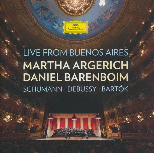 MARTHA ARGERICH & DANIEL BARENBOIM: Live from Buenos Aires (Schumann, Bartok, Debussy)