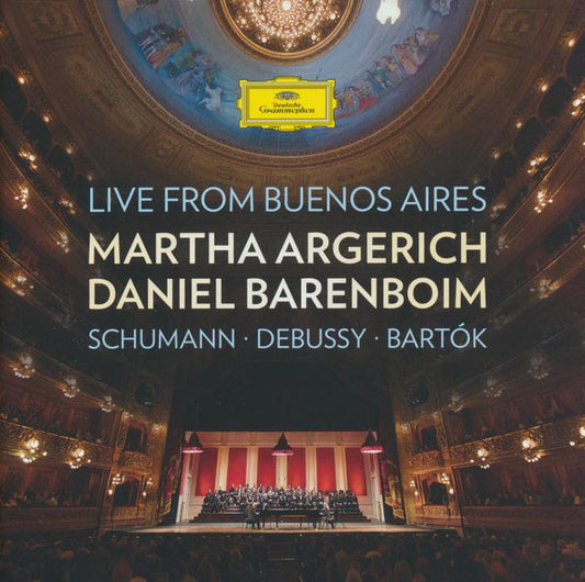 MARTHA ARGERICH & DANIEL BARENBOIM: Live from Buenos Aires (Schumann, Bartok, Debussy)