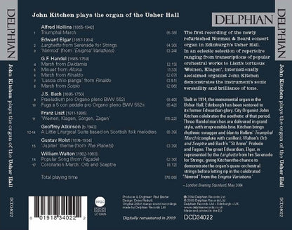 The Usher Hall Organ - John Kitchen