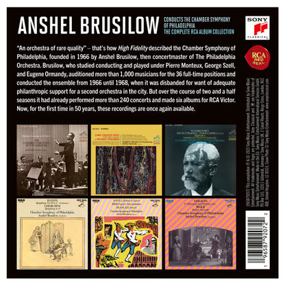 Anshel Brusilow Conducts The Chamber Symphony Of Philadelphia – The Complete RCA Album Collection (6 CDS)