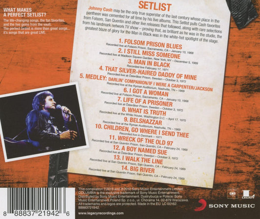 Johnny Cash: Setlist - The Very Best of Johnny Cash Live