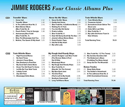 JIMMIE RODGERS - Four Classic Albums Plus (2 CDs)