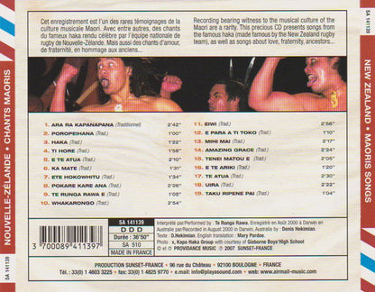 New Zealand Maoris Songs - TE RUNGA RAWA