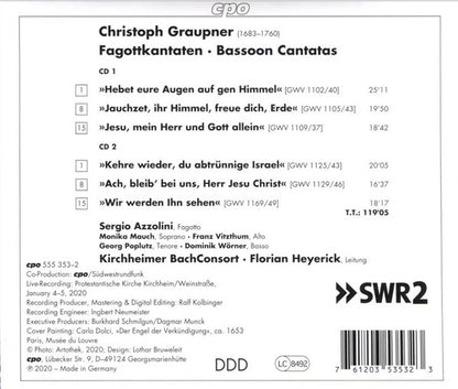 Graupner: Jauchzet, Ihr Himmel, Freue Dich, Erde (Bassoon Cantatas)
