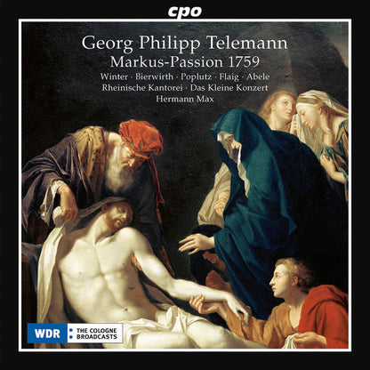 Telemann: Markus-Passion - Rheinische Kantorei, Das Kleine Konzert, Hermann Max (2 CDs)