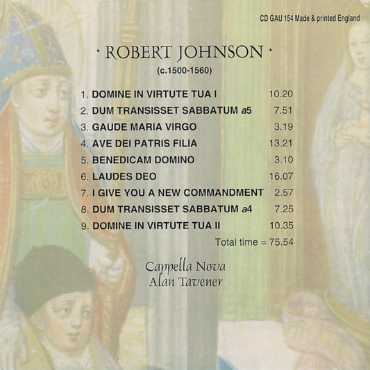 JOHNSON: Laudes Deo and Other Motets - Cappella Nova