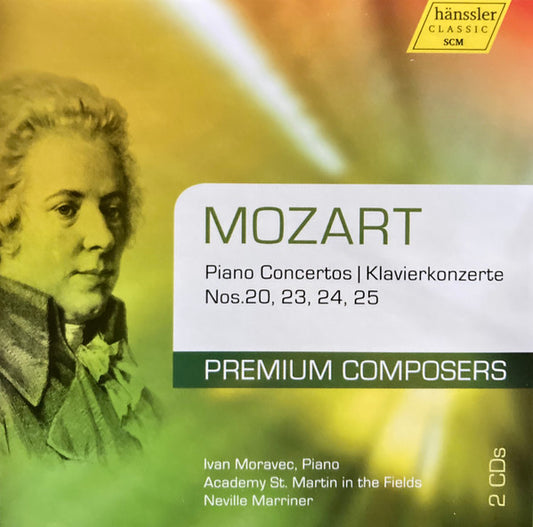 MOZART: Piano Concertos Nos. 20, 23, 24 & 25 - Ivan Moravec, Neville Marriner, Academy of St. Martin in the Fields