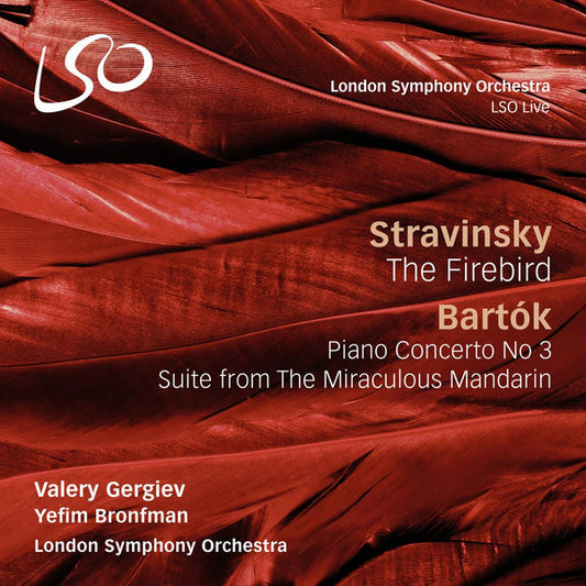 Stravinsky: The Firebird / Bartok: Miraculous Mandarin Suite & Piano Concerto No. 3 - VALERY GERGIEV / YEFIM BRONFMAN / LONDON SYMPHONY ORCHESTRA (2 CDS)