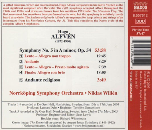 ALFVEN: Symphony No. 5 - Norrköping Symphony Orchestra, Niklas Willén