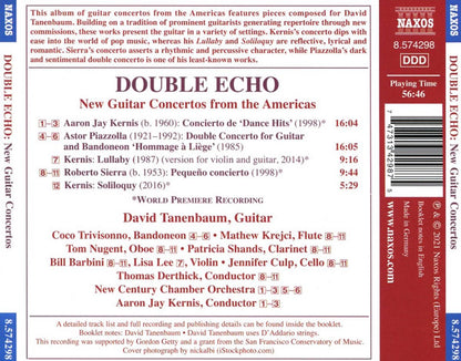 Double Echo: New Guitar Concertos from the Americas (KERNIS, A.J. / PIAZZOLLA, A. / SIERRA, R.) -  New Century Chamber Orchestra