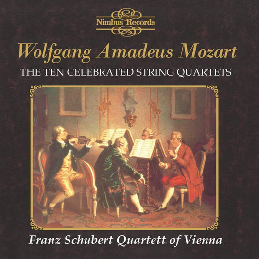 MOZART: The Ten Celebrated String Quartets - Franz Schubert Quartett of Vienna (5 CDs)