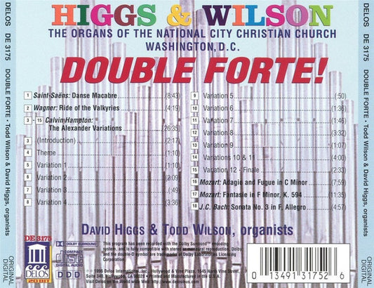 Double Forte - Higgs & Wilson (Organs of National City Christian Church)
