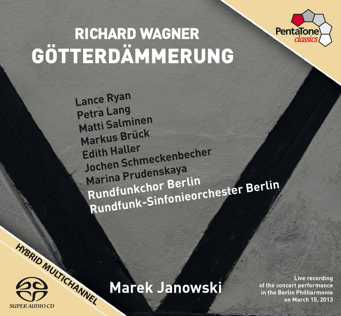 Wagner: Götterdämmerung (Twilight of the Gods) - Janowski, Rundfunk-Sinfonieorchester Berlin (4 Hybrid SACDs)