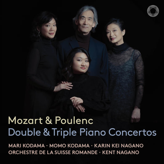 Mozart & Poulenc: Double & Triple Concertos - Mari Kodama, Momo Kodama, Karin Kei Nagano, Orchestre de la Suisse Romande, Kent Nagano
