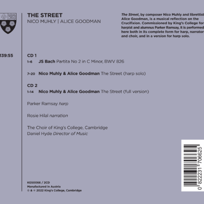 MUHLY & GOODMAN: THE STREET - The Choir of King's College, Cambridge (2 CDs)