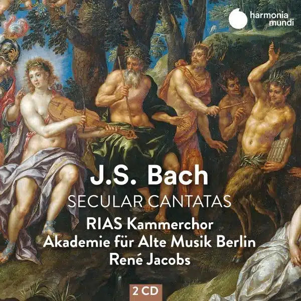 BACH: Secular Cantatas BWV 201, 205 & 213 - RIAS Kammerchor, Akademie für Alte Musik Berlin, René Jacobs (2 CDs)