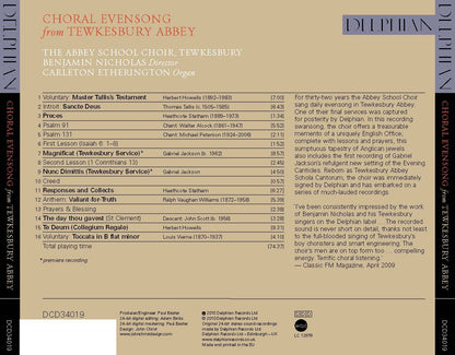 Choral Evensong From Tewkesbury Abbey - Abbey School Choir