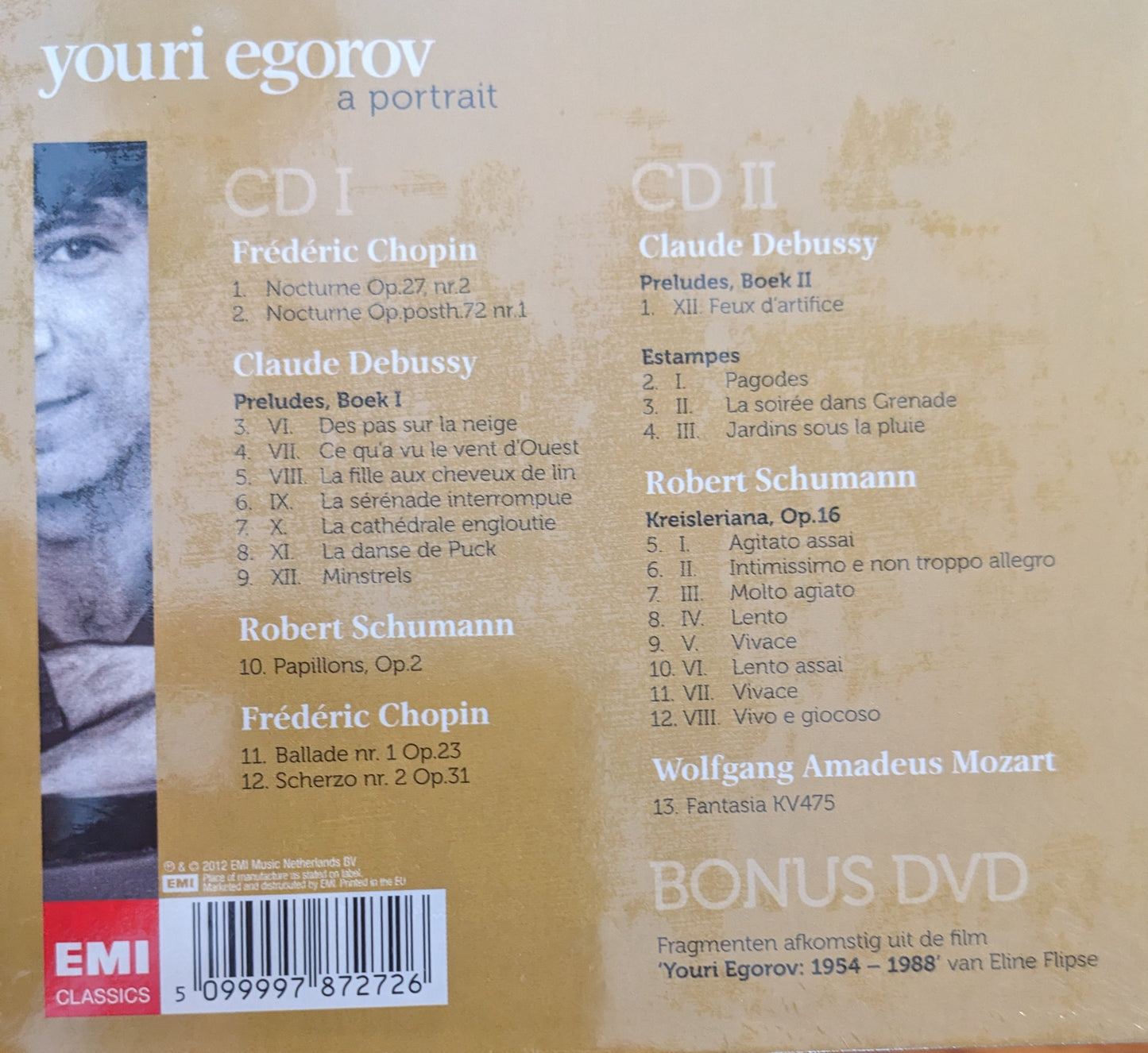 Youri Egorov: A Portrait (2 CDS + BONUS DVD)