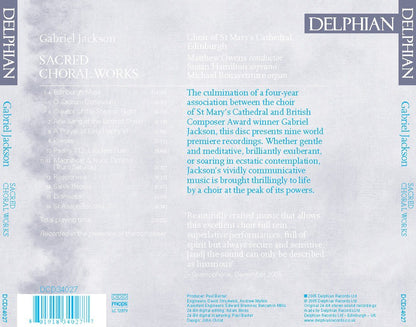 Jackson, Gabriel: Sacred Choral Works - Choir Of St. Mary's Cathedral, Edinburgh
