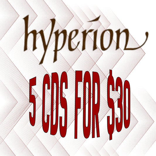 AUGUST HYPERION BUNDLE - 5 NEW TITLES FOR $30