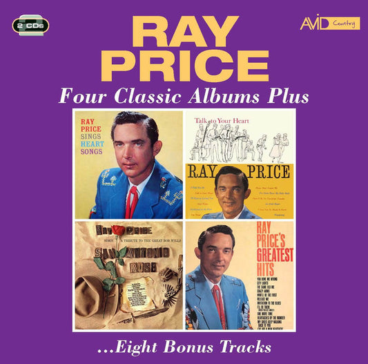 RAY PRICE - Four Classic Albums Plus (2 CDs)