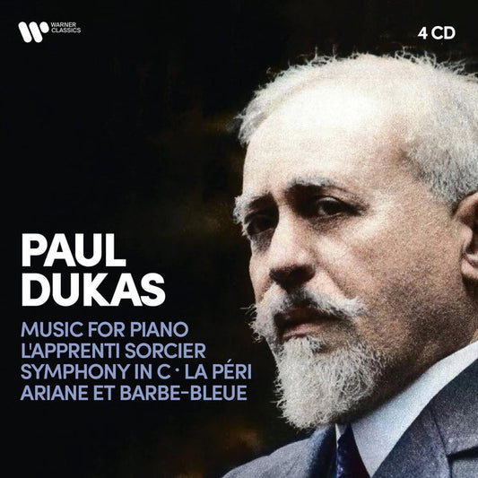 DUKAS: WORKS FOR PIANO, THE SORCERER'S APPRENTICE, SYMPHONY IN C - LA PERI - ARIANE ET BARBE-BLEU (4 CDS)