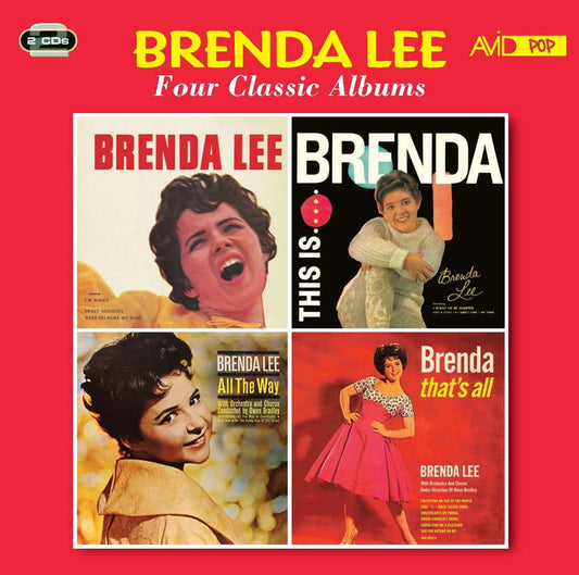 BRENDA LEE - Four Classic Albums (Brenda Lee (Miss Dynamite) / This Is Brenda / All The Way / Brenda. That's All) (2 CDs)