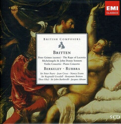 Britten: The Rape Of Lucretia, Peter Grimes, Concertos; Rubbra: Symphony No. 5, Piano Concerto; Berkeley: Works (5 CDs)