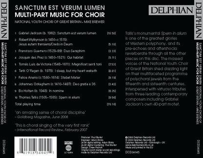 Sanctum Est Verum Lumen: Multi-Part Music For Choir - National Youth Choir Of Great Britain