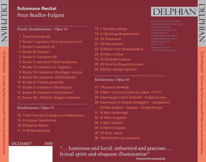 Schumann: Etudes symphoniques, Kreisleriana - Peter Bradley-Fulgoni