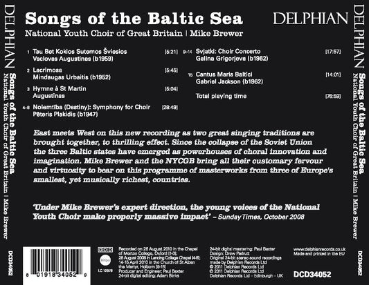Songs Of The Baltic Sea - National Youth Choir Of Great Britain