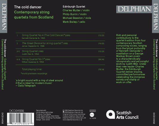 The Cold Dancer: Contemporary String Quartets from Scotland - Edinburgh Quartet